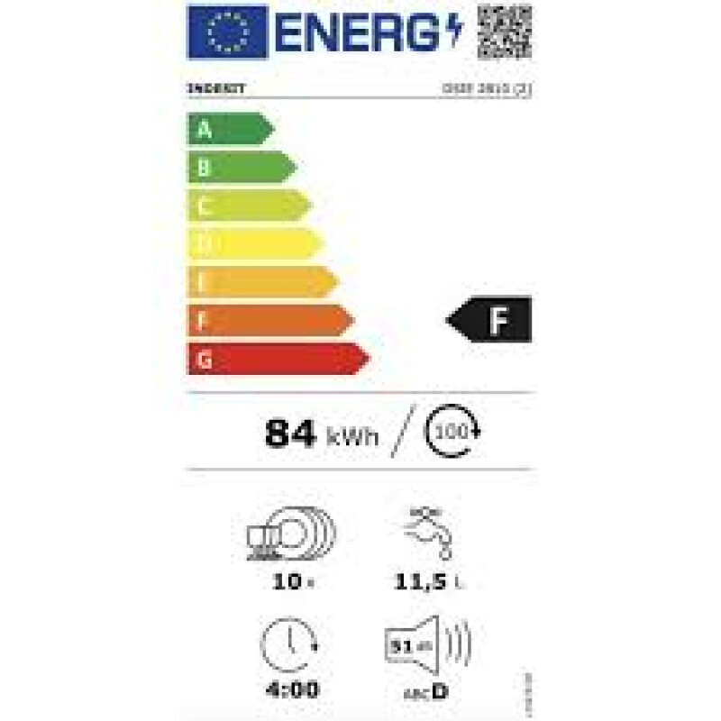 DI9E2B10 Iebūvēta trauku mazgājamā mašīna Net Net