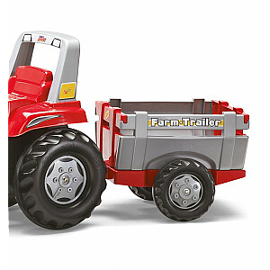 Traktors ar pedāļiem ar piekabi un kausi rollyFarmtrac Junior RT 811397 (3-8 gadiem) Vācija