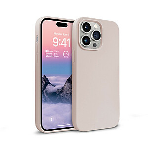 Цветной магнитный чехол для iPhone 14 Pro Песочно-розовый