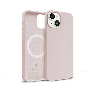 Цветной магнитный чехол MagSafe для iPhone 14/iPhone 13 Песочно-розовый