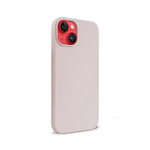Цветной магнитный чехол MagSafe для iPhone 14/iPhone 13 Песочно-розовый