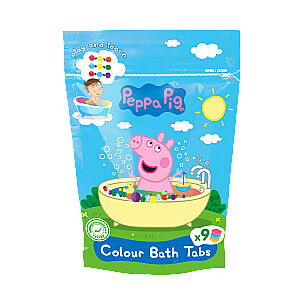 PEPPA PIG Раскрашивающие таблетки для ванны 9 x 16 г