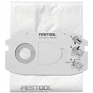 Мешок для пылесоса Festool SELFCLEAN SC FIS-CT MINI/5, 5 шт. (498410)