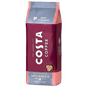 Costa Coffee Crema Rich kafijas pupiņas 1 kg