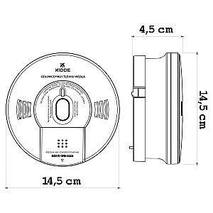 Dubultais dūmu un oglekļa monoksīda detektors K10SCO