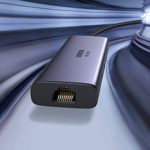 Ugreen 7in1 multi-functional HUB USB Type C - 2x USB 3.2 Gen 1 | HDMI 4K 60Hz | SD and TF card reader | USB Type C PD 100W | RJ45 1000Mbps (1Gbps) gray (60515 CM512)