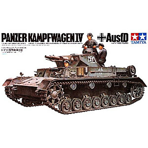 Vācu tanka Pzkpw IV AusfD plastmasas modelis.