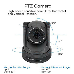 RC20 — 1080p PTZ-USB-камера Видеоконференции 1080p — 10-кратный оптический зум