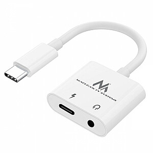 Adapteris USB tipa C ligzda 3,5 mm PD MCTV-848