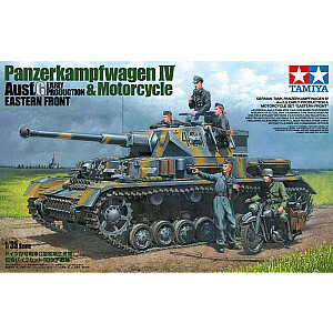 Plastmasas vācu tanka Panzerkampfwagen IV Ausf.G. modelis