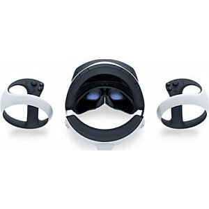 Sony PlayStation VR2 pielāgots galvas displejs melnbalts