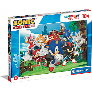 Puzzle Sonic 104 elementāra Super Kolor
