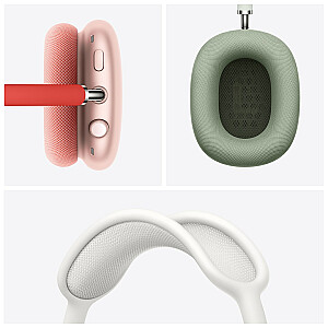 Apple AirPods Max bezvadu kakla siksna zvanu/mūzikas Bluetooth sudraba krāsā