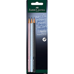 Набор карандашей Faber-Castell Sparkle New Harmony 3шт/упак.