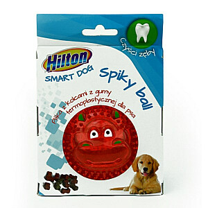 HILTON Dog Spiky Ball микс цветов с шипами 8см для собак