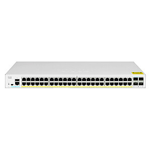 Cisco CBS350-48P-4G-EU tīkla slēdzis pārvaldīts Gigabit Ethernet L2/L3 (10/100/1000), sudraba