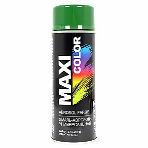 Аэрозольная краска Maxi Color RAL6002 400мл зеленая глянцевая