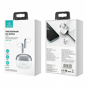TWS 5.1 XH sērijas zilas Bluetooth austiņas ar diviem mikrofoniem
