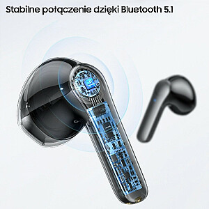 TWS 5.1 XH Series Синие Bluetooth-наушники с двумя микрофонами