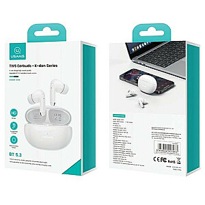 X-Don sērijas TWS 5.3 Bluetooth austiņas ar Dual ENC mikrofonu, balts