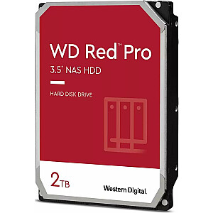 Серверный диск WD Red Pro 2 ТБ, 3,5 дюйма, SATA III (6 Гбит/с) (WD2002FFSX)