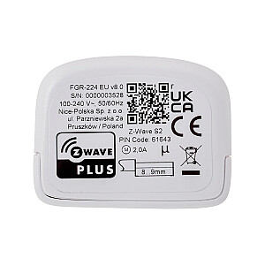 Rullo slēģu kontrolleris Fibaro FGR-224