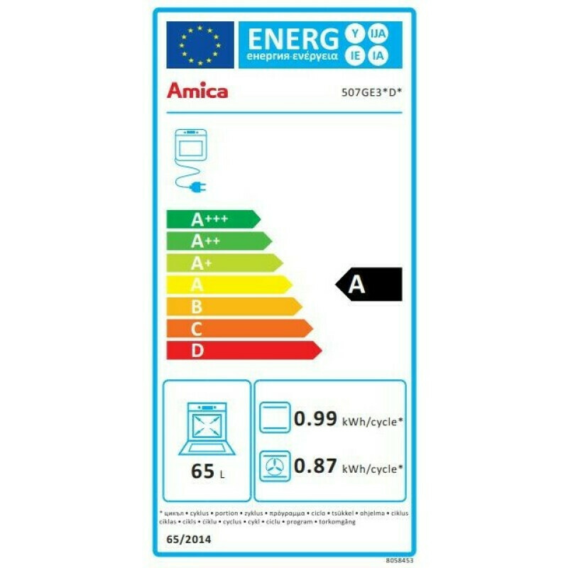 Free-standing gas electric cooker 58GEH2.31HZpTaDA(Xx) Amica 57103