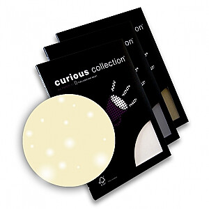 Tekstūrpapīrs Curious Metalics A4, 120g/m², 50loksnes/iep., balts