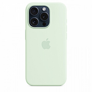 Silikona futrālis ar MagSafe tālrunim iPhone 15 Pro - pasteļkrāsas piparmētra