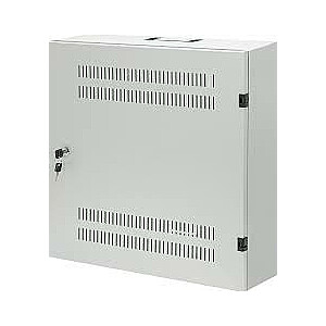 Низкопрофильный настенный шкаф 4U + стойка 2U 19, серый