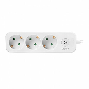 LogiLink 3 ligzdas 1,5 m baltas