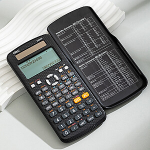 Zinātniskais kalkulators Deli D991EX 552 funkcijas, melns