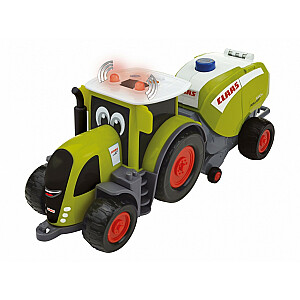 Claas traktors ar Happy People ruļļu presi
