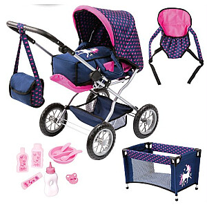 Набор коляски для кукол Bayer Combi Grande 15054AB