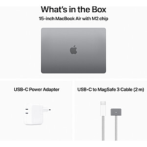 MacBook Air 15 Retina M2 8 GB 256 GB SSD RU “Space Grey” MQKP3RU/A