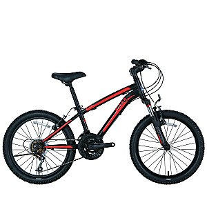 Bērnu velosipēds Bisan 20 KDS2750 VB (PR10010394) melns/sarkans