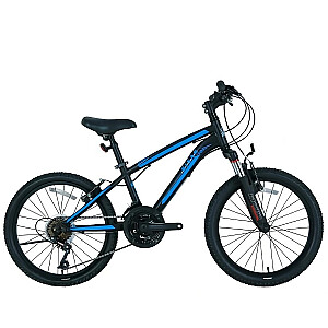 Детский велосипед Bisan 20 KDS2750 VB (PR10010394) черный/синий (Размер колес: 20)
