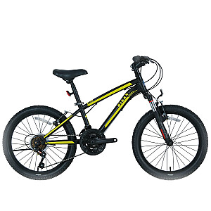 Детский велосипед Bisan 20 KDS2750 VB (PR10010394) черный/желтый