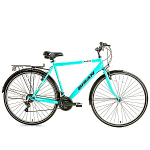 Pilsētas velosipēds Bisan 28 Hardy  Zils/melns (Rata izmērs: 28" Rāmja izmērs: M)
