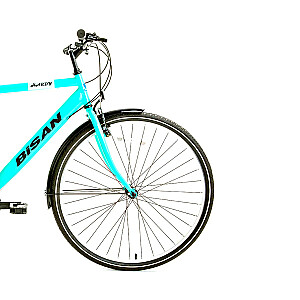 Pilsētas velosipēds Bisan 28 Hardy  Zils/melns (Rata izmērs: 28" Rāmja izmērs: M)