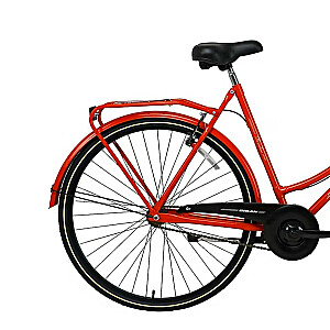 Pilsētas velosipēds Bisan 28 Paradise Sarkans/pelēks (Rata izmērs: 28" Rāmja izmērs: M)