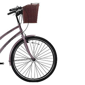 Pilsētas velosipēds Bisan 28 Serenity S rozā/melns (Rata izmērs: 28 Rāmja izmērs: L)