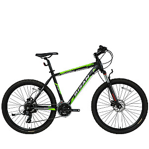 Vīriešu kalnu velosipēds Bisan 29 MTX7050 HD (PR10010451) Melns/zaļš (Rata izmērs: 29 Rāmja izmērs: L)