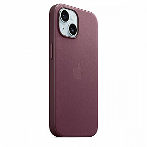 FineWoven Apple iPhone 15 futrālis ar MagSafe Mulberry apdari