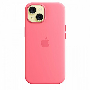 MagSafe silikona maciņš iPhone 15 - rozā