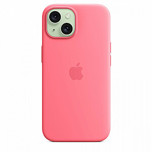 MagSafe silikona maciņš iPhone 15 - rozā