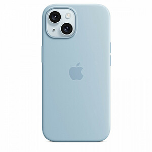 MagSafe silikona futrālis iPhone 15 — zils