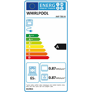 WHIRLPOOL Cepeškrāsns W7 OM4 4S1 P BL