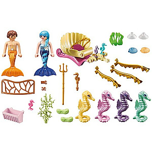 Playmobil Princess Magic 71500 Zemūdens iemītnieki ar jūras zirga pajūgu