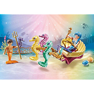 Playmobil Princess Magic 71500 Zemūdens iemītnieki ar jūras zirga pajūgu